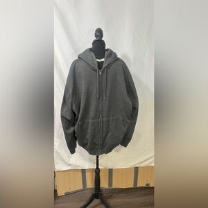 The Foundry Supply Co. Men's Dark Gray Zip-Up Sweater